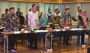 Sekda Aceh, M. Nasir, S.IP, MPA di dampingi Plt. Karo Pemotda mengikuti Rapat Pengurus APPSI, di Hyatt Regency Bali, Jum'at, 13 Februari 2026 APPSI